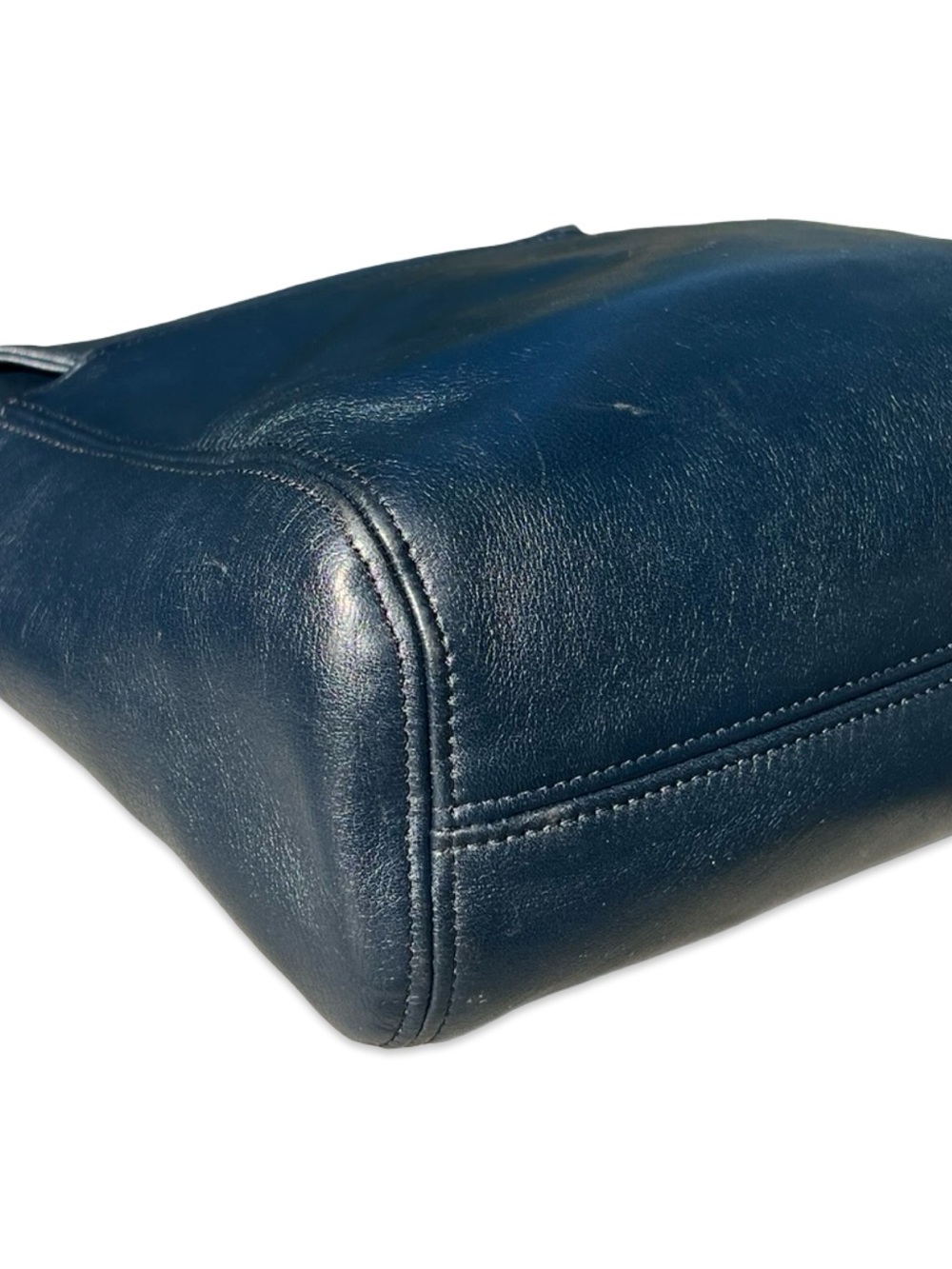1996 COACH Navy Soho Handle Bag Style No. 4158 made in USA - Picture 3 of 13